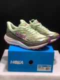 Hoka One One Stinson 7 Comfortable Anti-slip Outdoor Running Shoes Sneakers Light Green