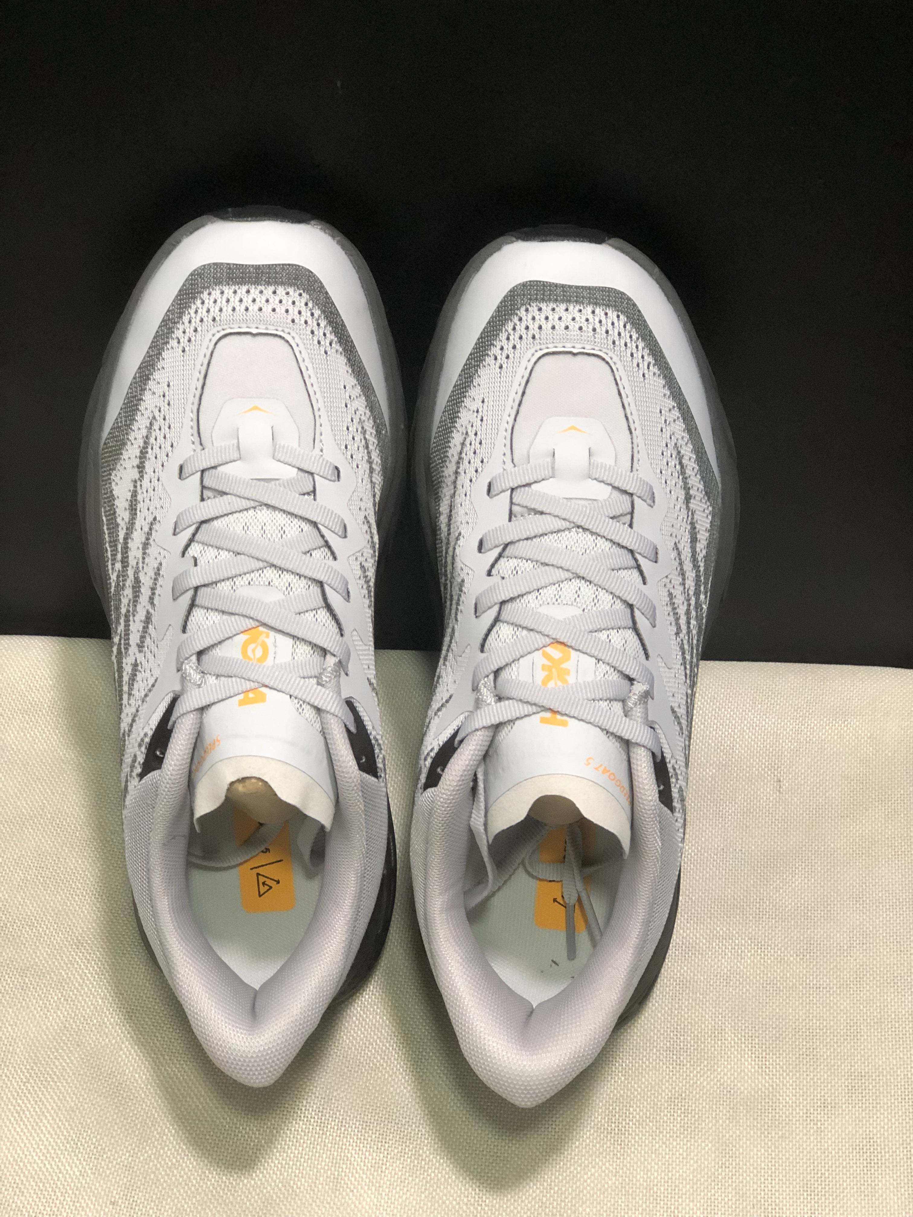 Hoka One One Speedgoat 5 Men's Trail Running Shoes Sneakers White/Black