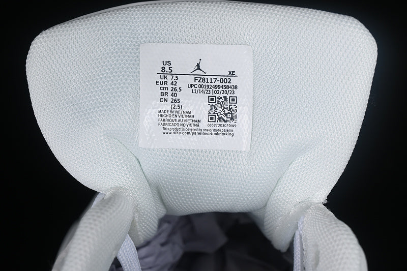 Travis Scott Nike Air Jordan Cut The Check Black Grey White Sneakers