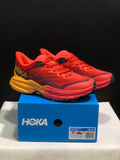 Hoka One One Speedgoat 5 Trail Running Shoes Sneakers Red