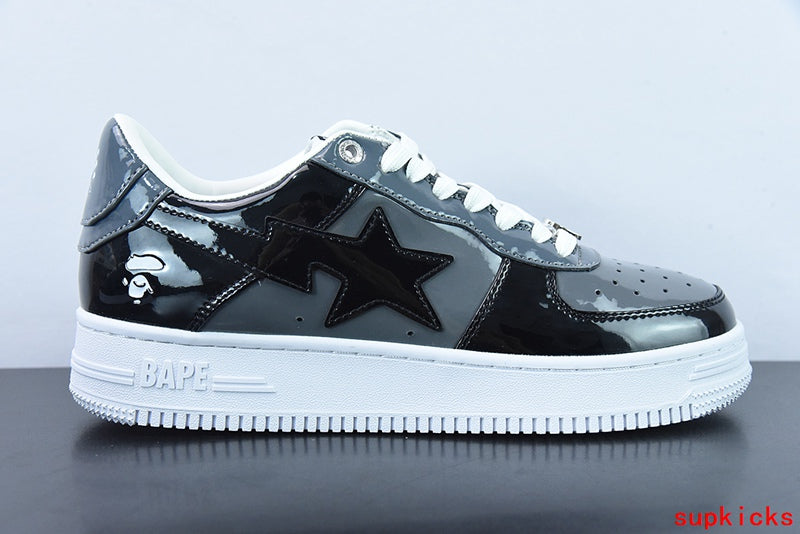 A Bathing Ape1 Bape Sta Low Black Gray