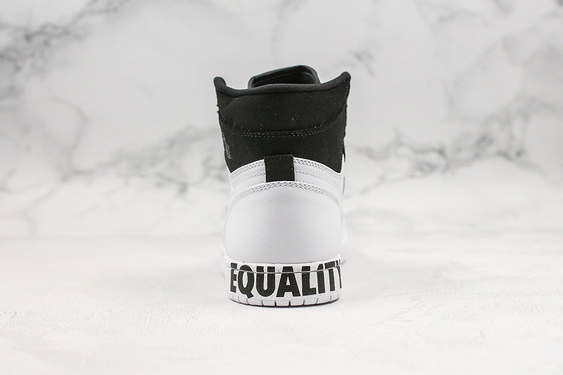 Nike Air Jordan 1 Retro BHM Equality Black White Sneakers