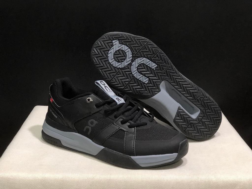 On Running The Roger Clubhouse Pro Anti-Slip Sports Shoes Black/Grey