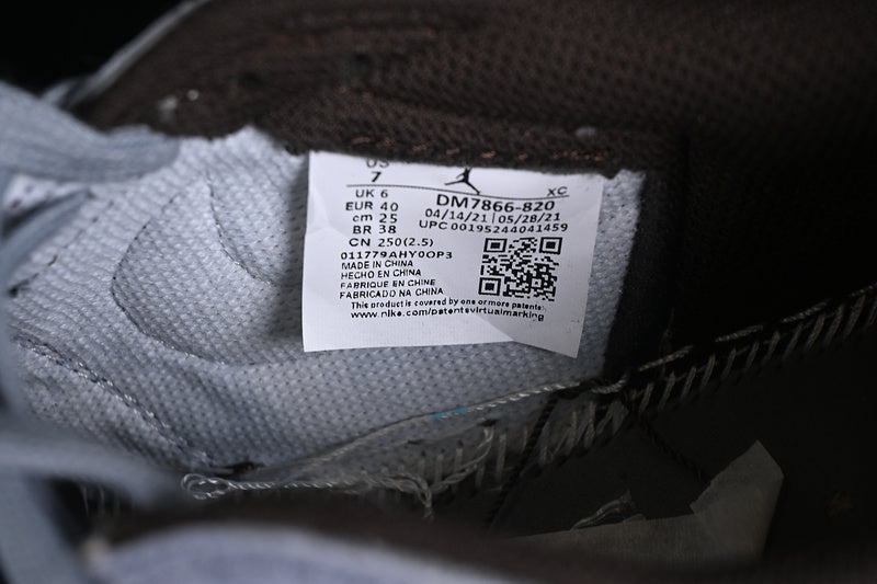 Travis Scott Nike Air Jordan 1 Low OG White Blue Brown Green Sneakers