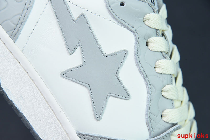 A Bathing Ape Court Sta Light Grey Cream