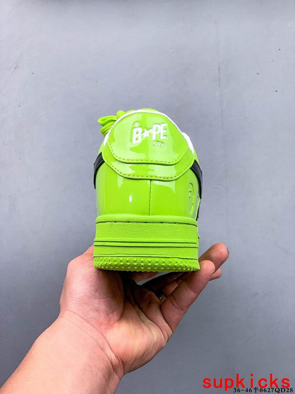 A Bathing Ape Bape Sta Low Fluorescent Green