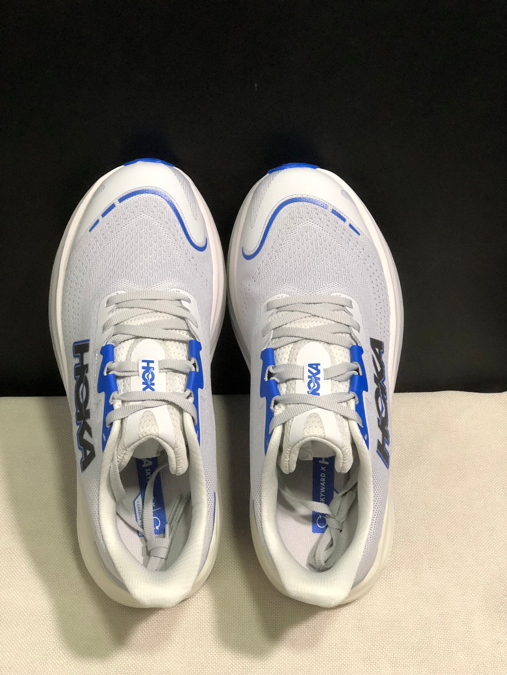 Hoka One One Skyward X Silver Anti-slip Wear-resistant Running Shoes Sneakers