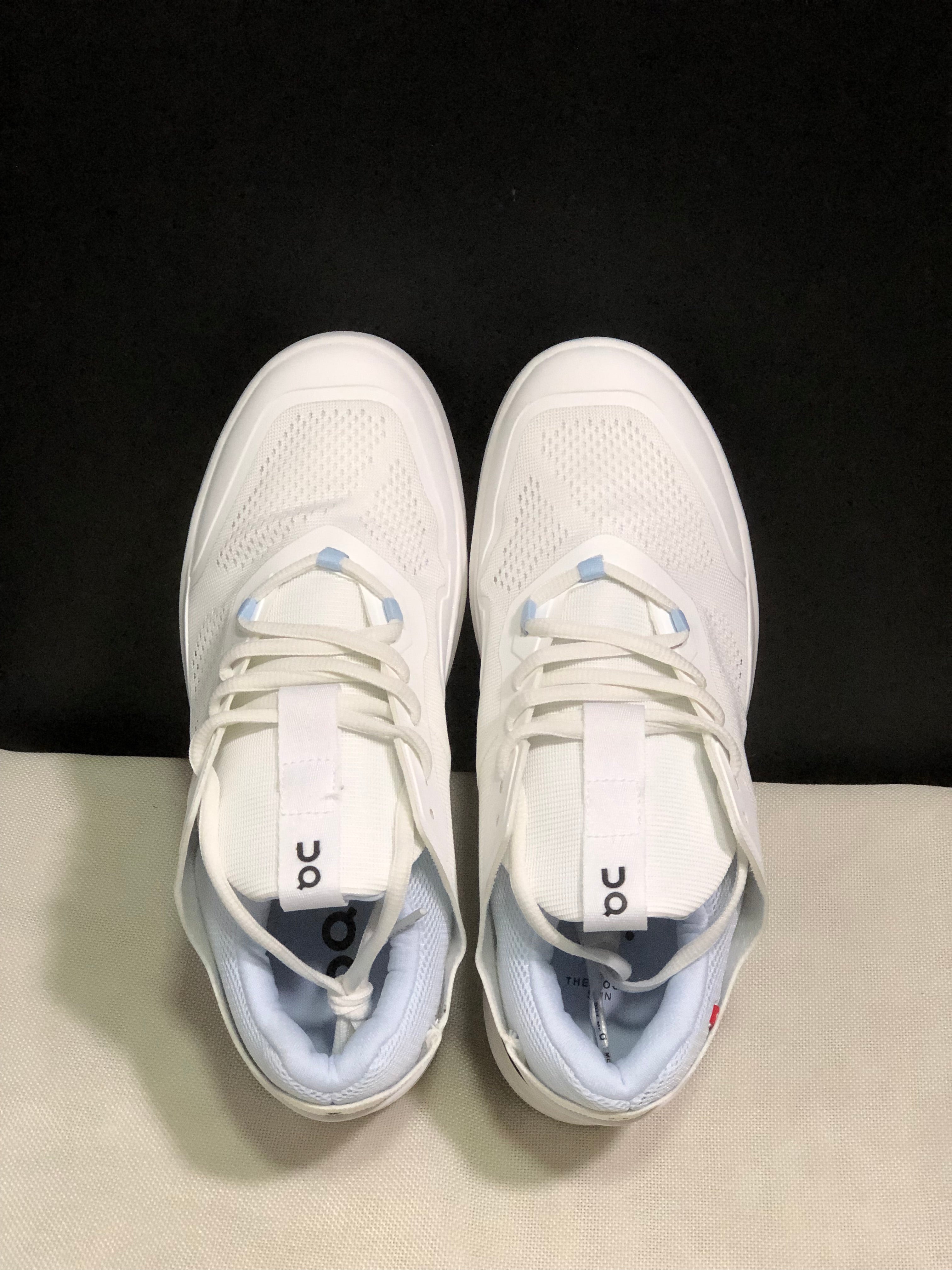 On Running The Roger Spin White Breathable Mesh Sneakers