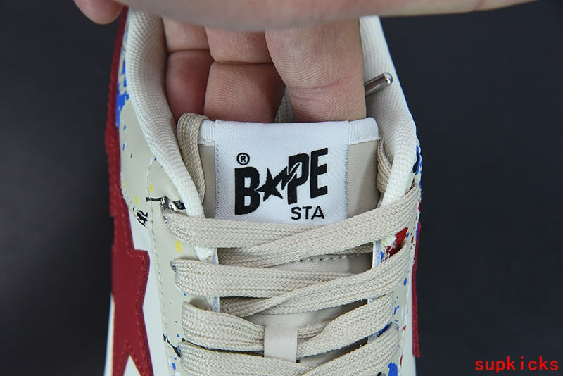 A Bathing Ape Bape Sta Paint Beige