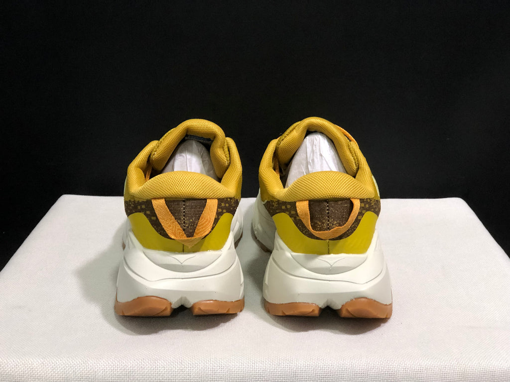 Hoka One One Skyline Float X Outdoor Running Shoes Sneakers Yellow