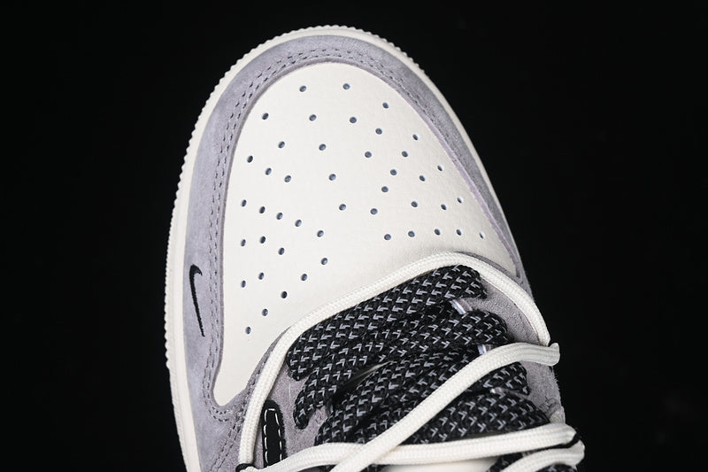 Travis Scott Fragment Design Nike Air Jordan 1 Low OG SP Grey White Black Sneakers