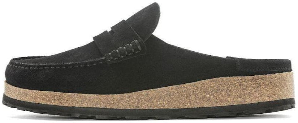 Birkenstock Boston Suede 1024891 Black Narrow Sandals