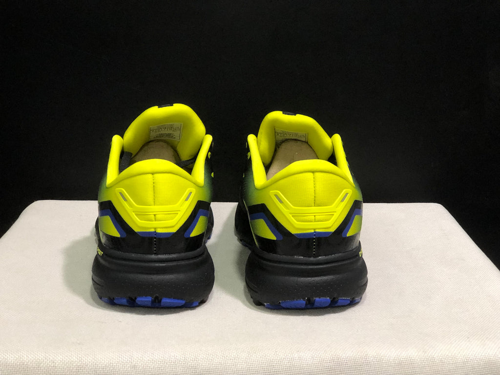 Brooks Ghost 15 Shock-absorbing Wear-resistant Low-top Running Shoes Black/FluoreScent Yellow