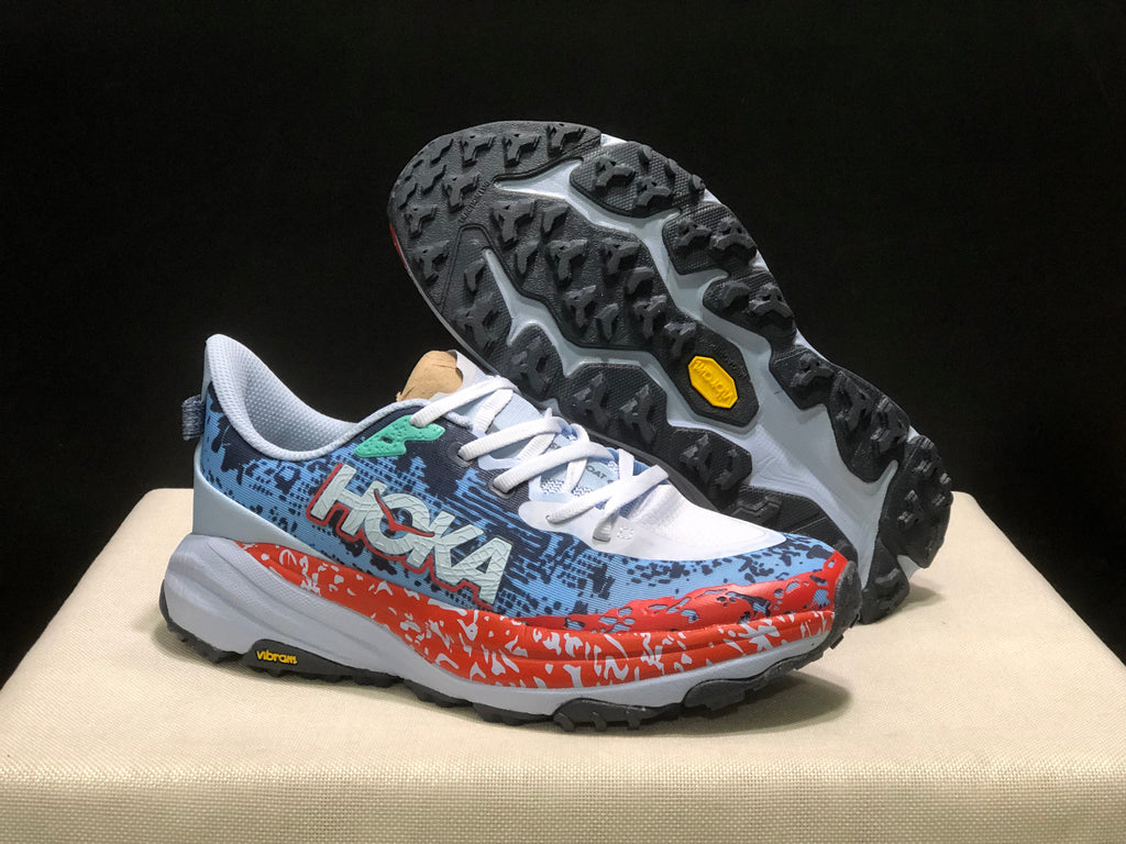 Hoka One One Speedgoat 6 Trail Running Shoes Sneakers Blue