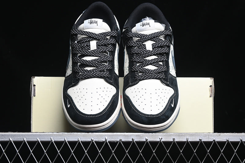 Nike Air Jordan SB Dunk Low Blue Sole White Black Sneakers