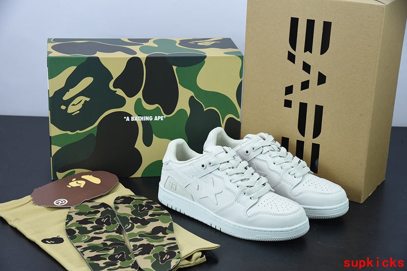 A Bathing Ape Bape Sta Sk8 Pure White