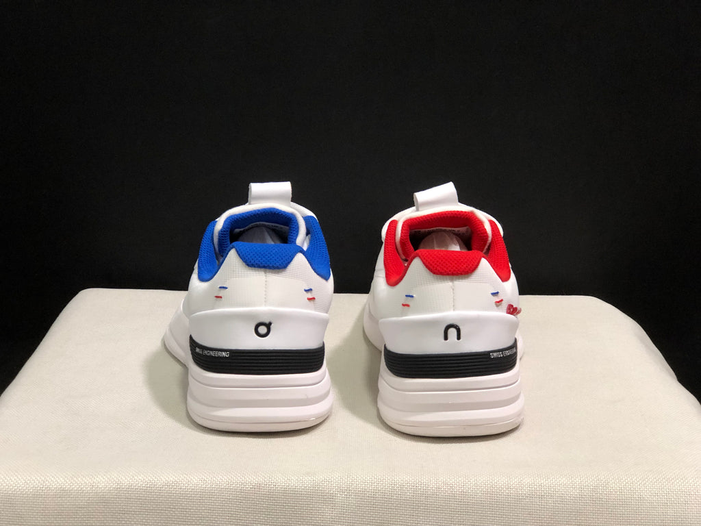 On Running The Roger Rro Durable And Breathable Tennis Shoes White/Red/Blue