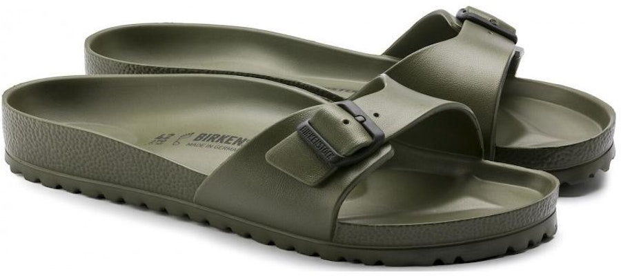 Birkenstock Madrid Essentials EVA Narrow Fit Olive Green 0128251 Fashion Slippers