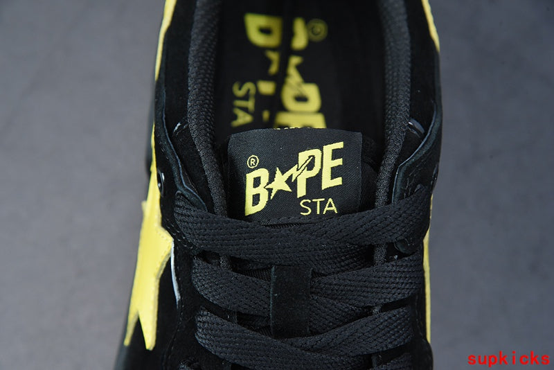 A Bathing Ape Bape Sta Sk8 Black Yellow