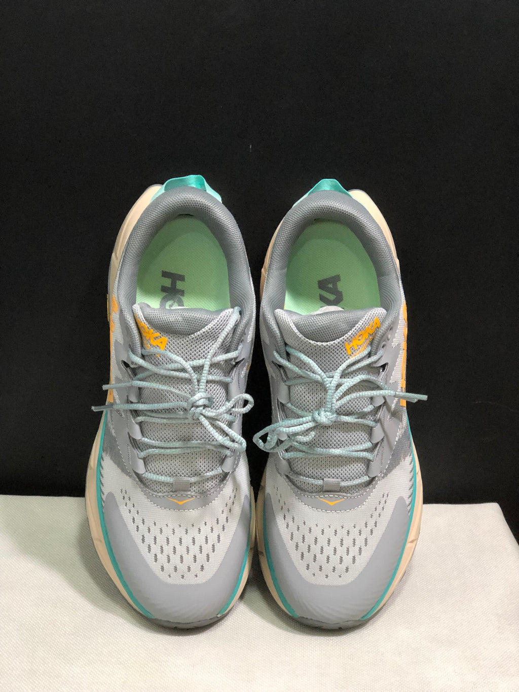 Hoka One One Skyline Float X Outdoor Running Shoes Sneakers Silver