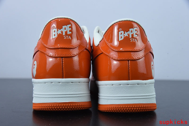 A Bathing Ape Bape Sta Low Orange