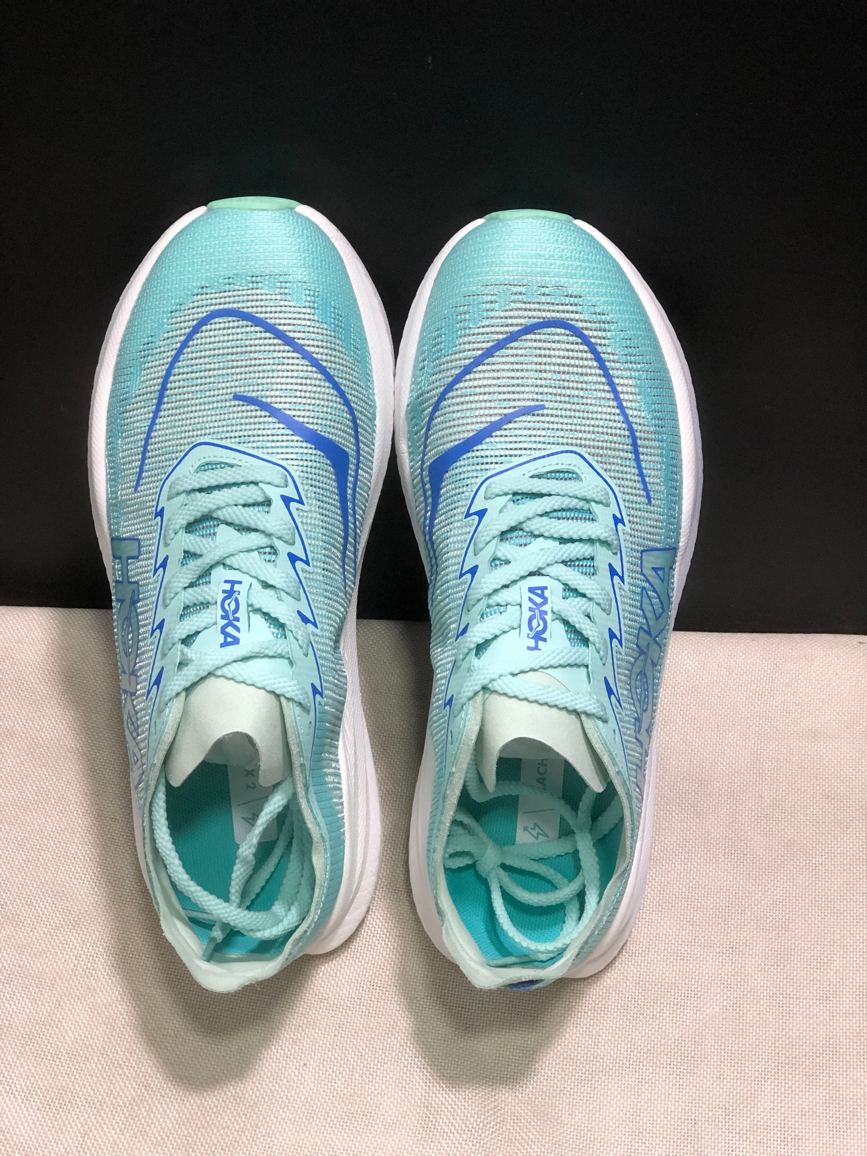 Hoka One One Mach X 2 Anti-slip Low-top Running Shoes Teal