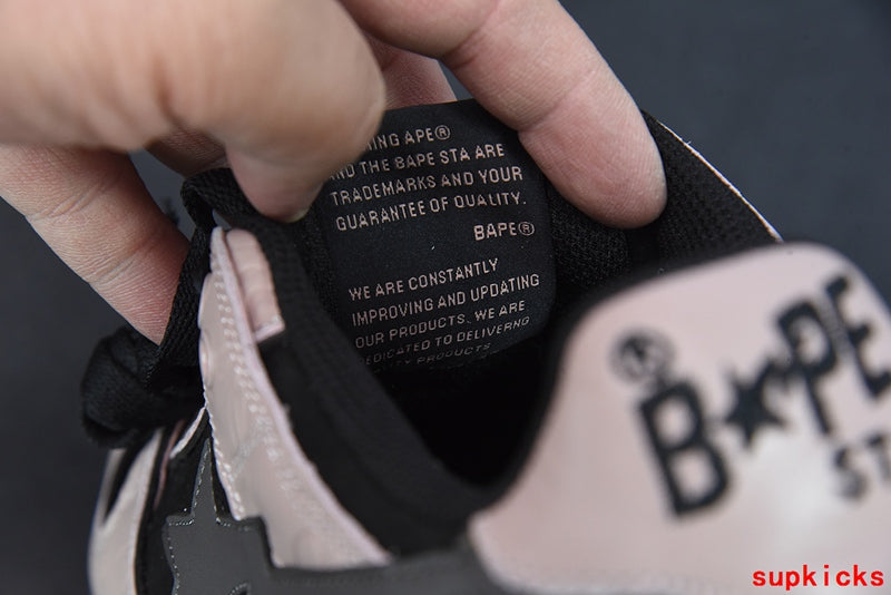 A Bathing Ape Bape Sta Low Light Pink Black