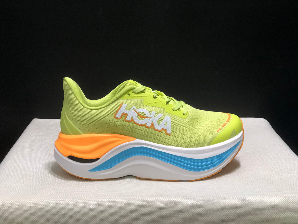 Hoka One One Skyward X Anti-slip Wear-resistant Running Shoes Sneakers Fluorescent Green
