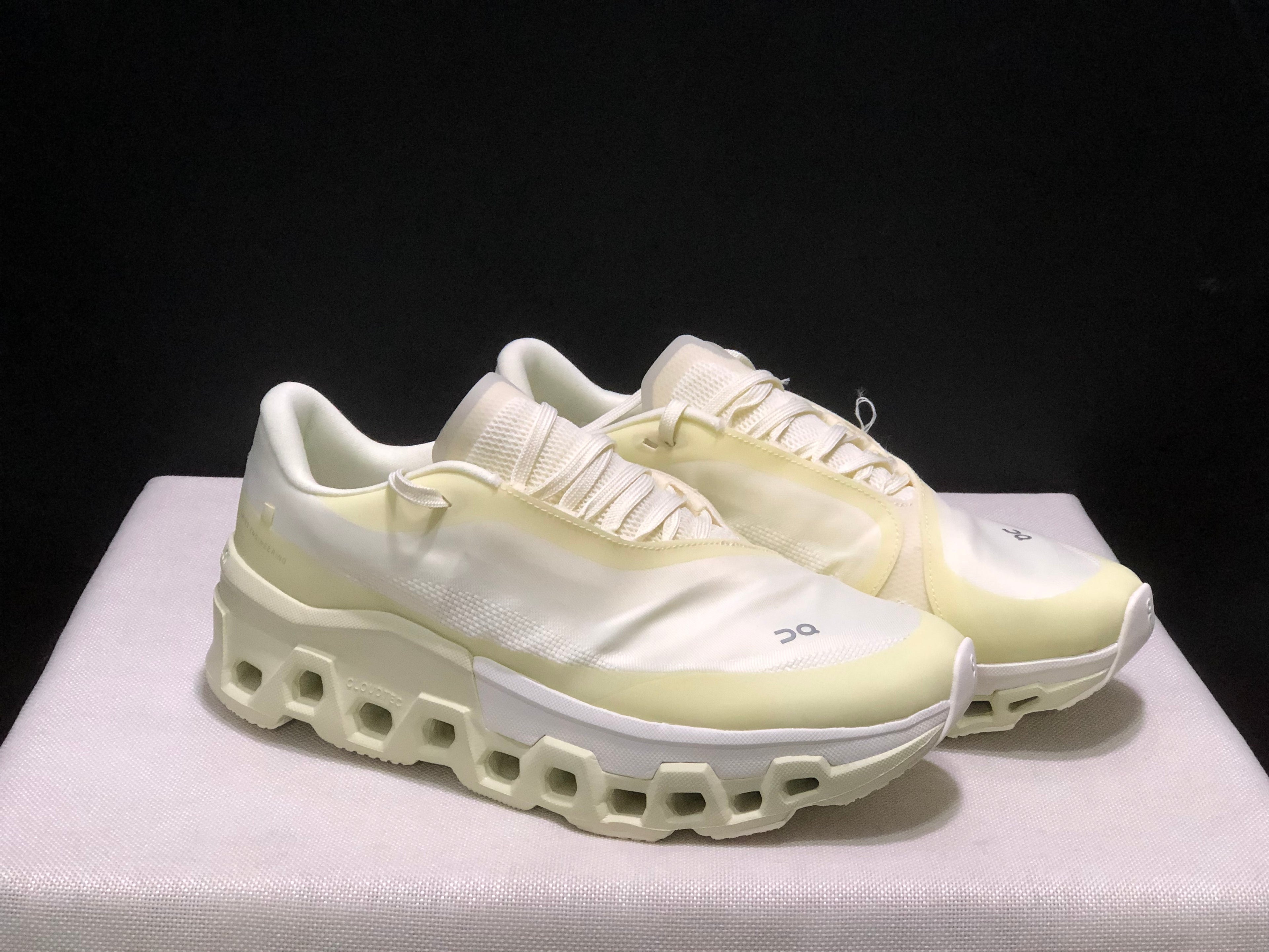 Post Archive Faction x On Running Cloudmonster 2 Sports Shoes Milky Yellow