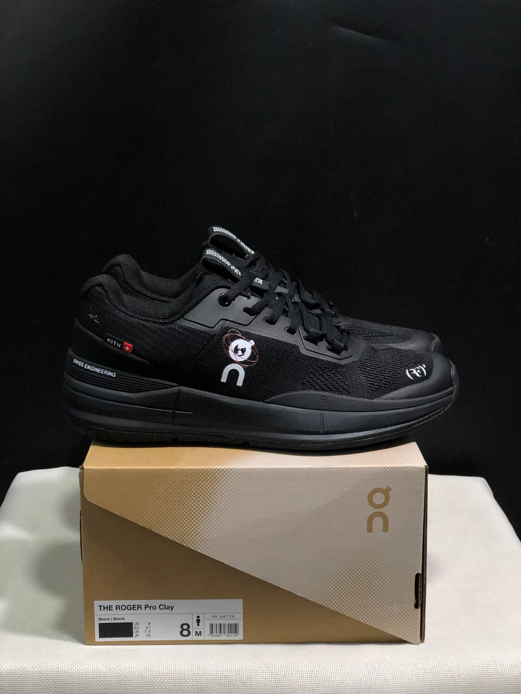 On Running The Roger Rro Durable And Breathable Tennis Shoes All Black