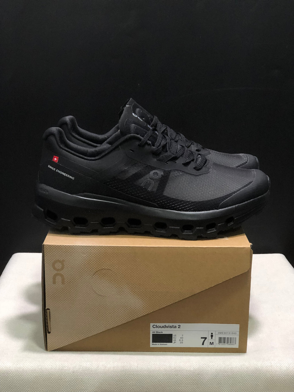 On Running Cloudvista 2 Waterproof Trail Running Shoes All Black