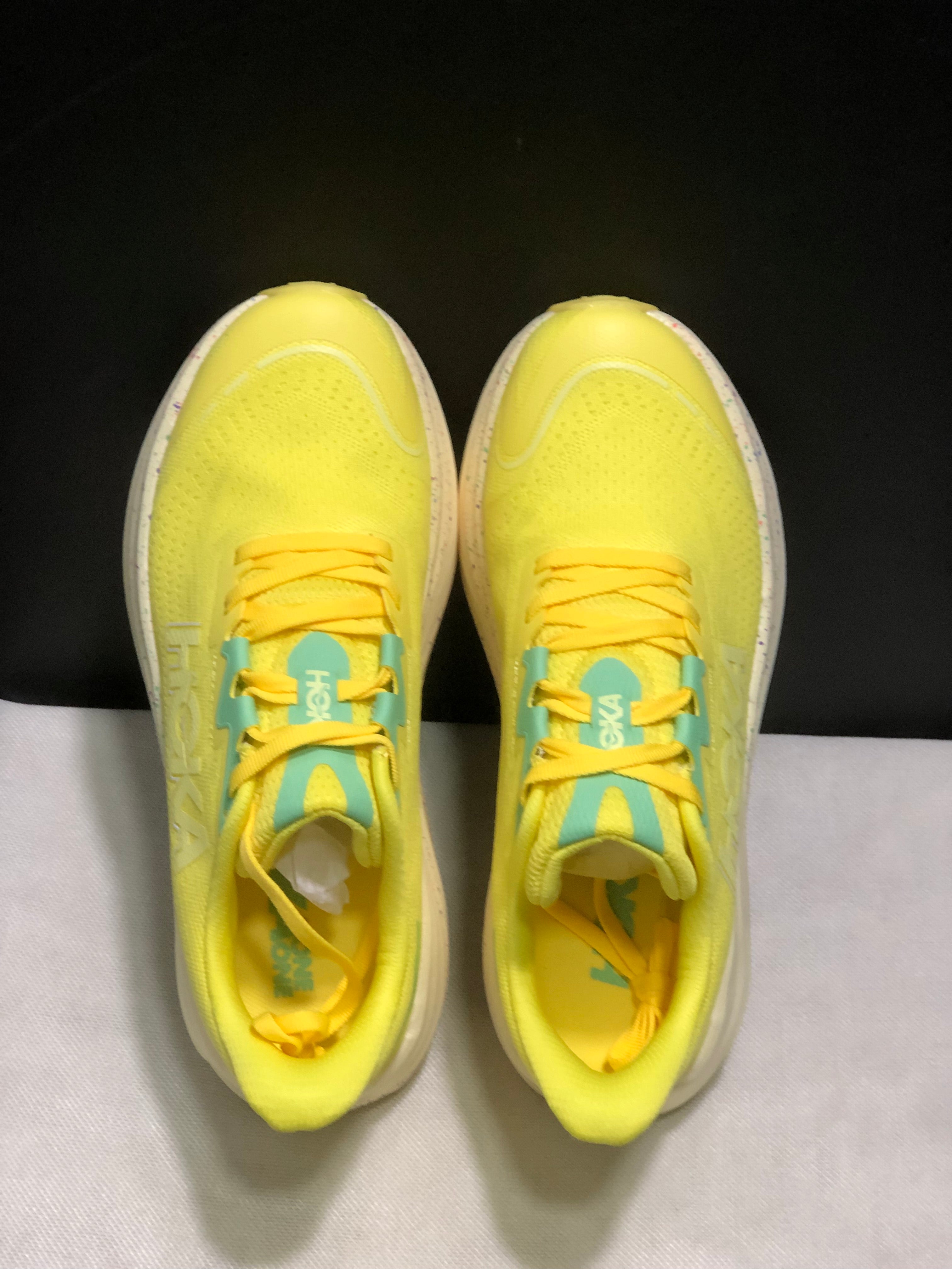 Hoka One One Skyward X Anti-slip Wear-resistant Running Shoes Sneakers Gold