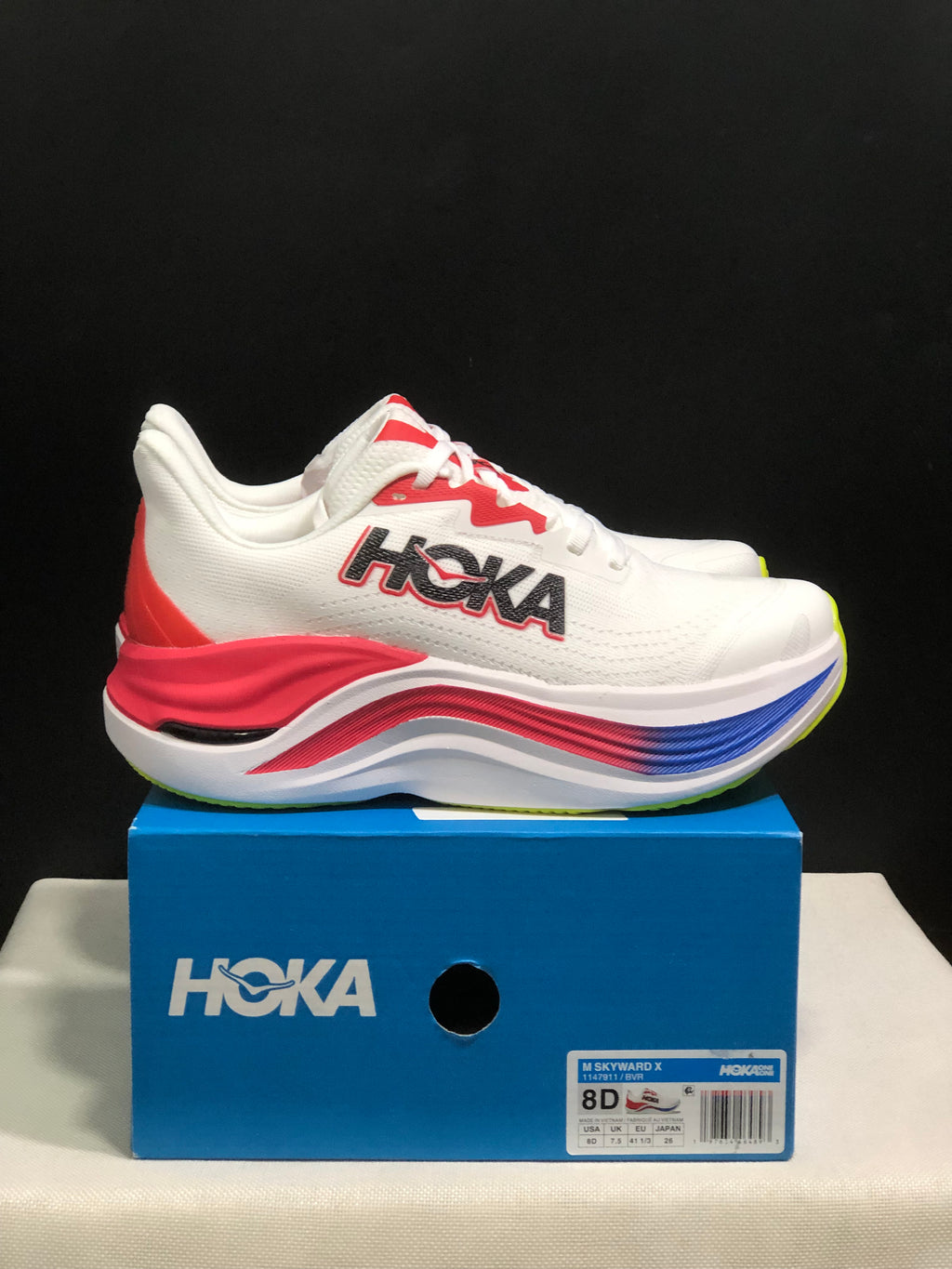 Hoka One One Skyward X Anti-slip Wear-resistant Running Shoes Sneakers White
