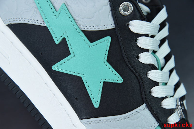 A Bathing Ape Bape Sta Low Gray Black Teal