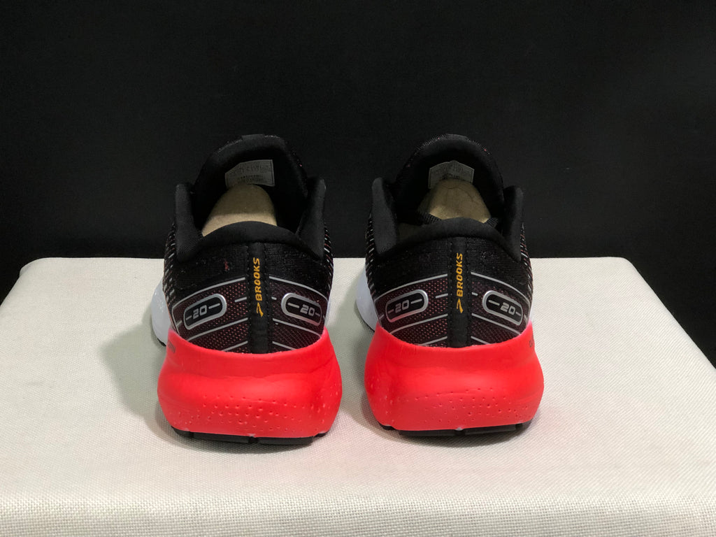 Brooks Glycerin GTS 20 Shock-absorbing Wear-resistant Running Shoes Black/Red/Orange