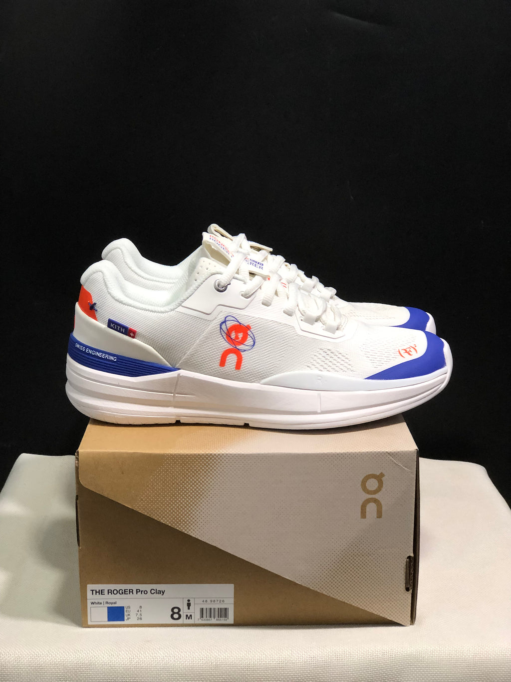 On Running The Roger Rro Durable And Breathable Tennis Shoes White/Royal