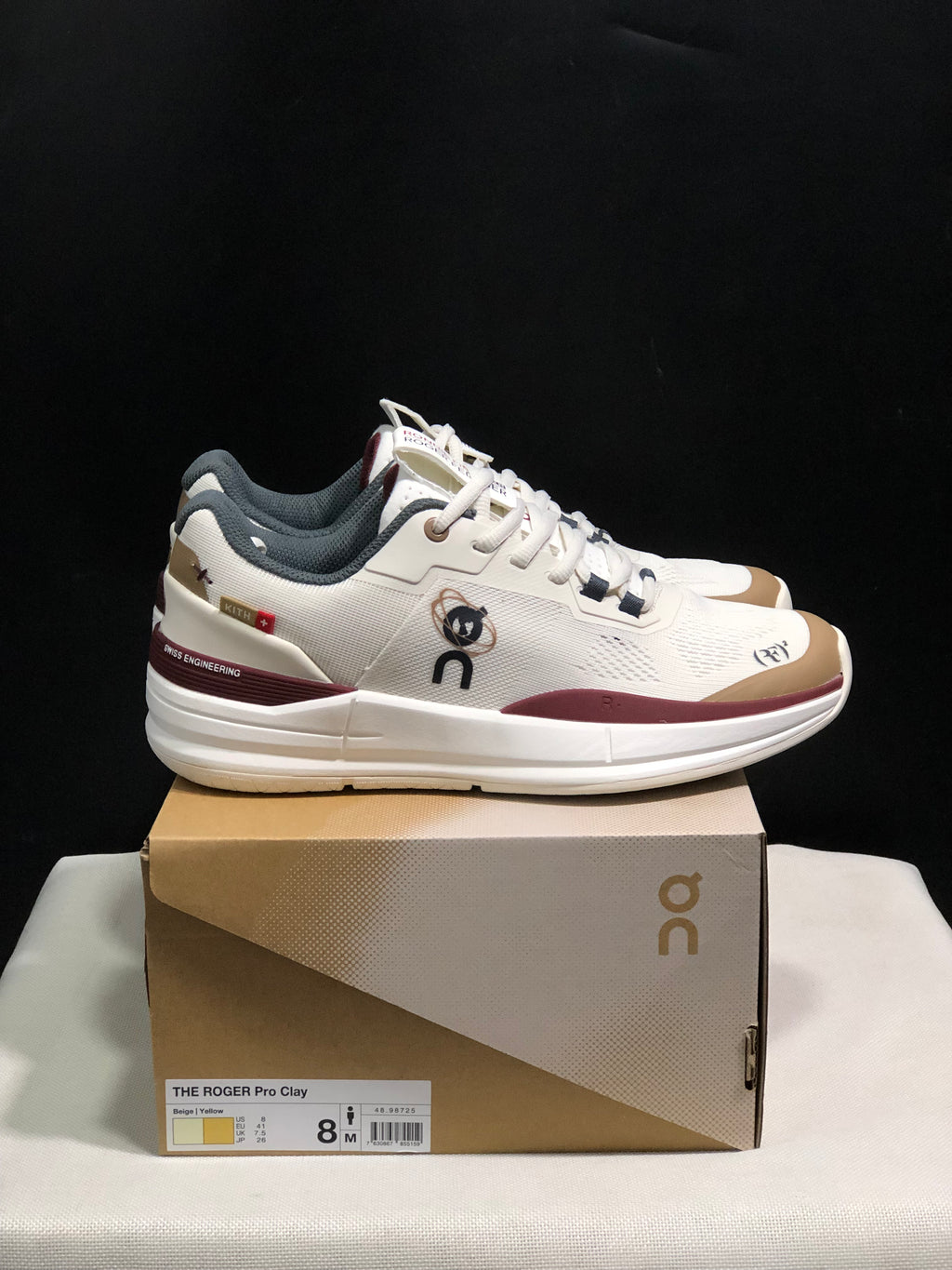 On Running The Roger Rro Durable And Breathable Tennis Shoes Beige/Earthy Yellow