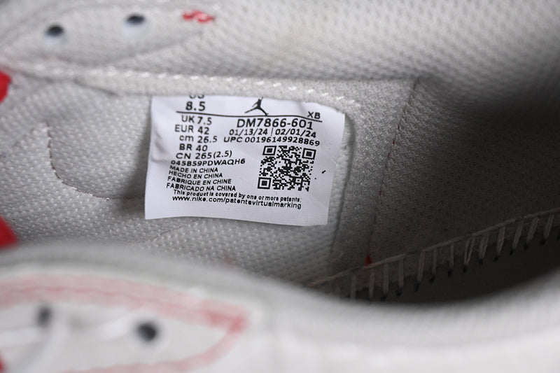 Travis Scott Nike Air Jordan 1 Low OG White Red Sneakers