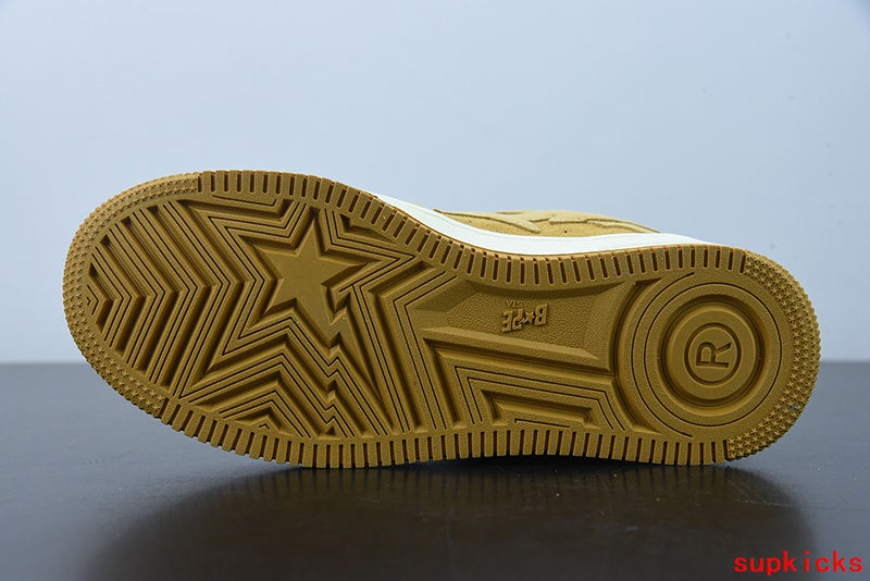 A Bathing Ape1 Bape Sta Beige Suede