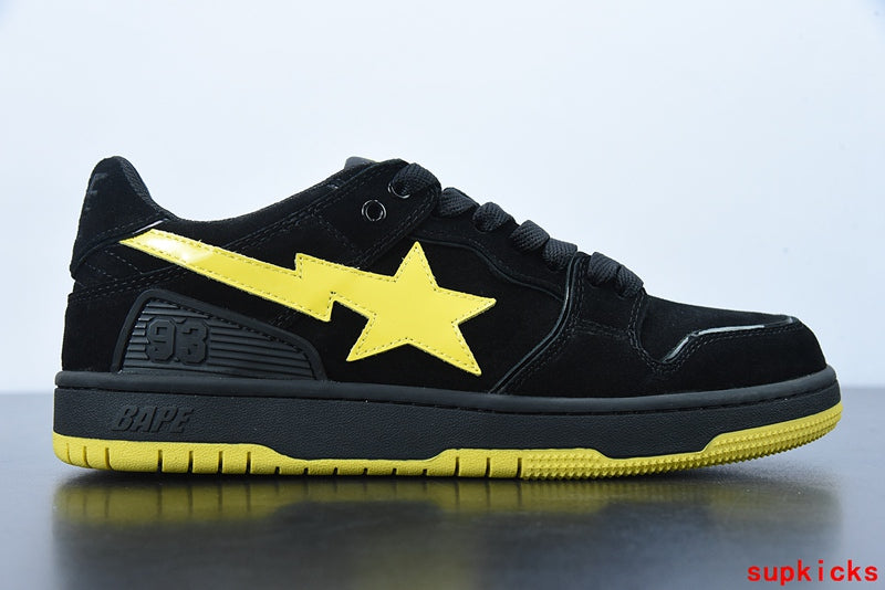 A Bathing Ape Bape Sta Sk8 Black Yellow