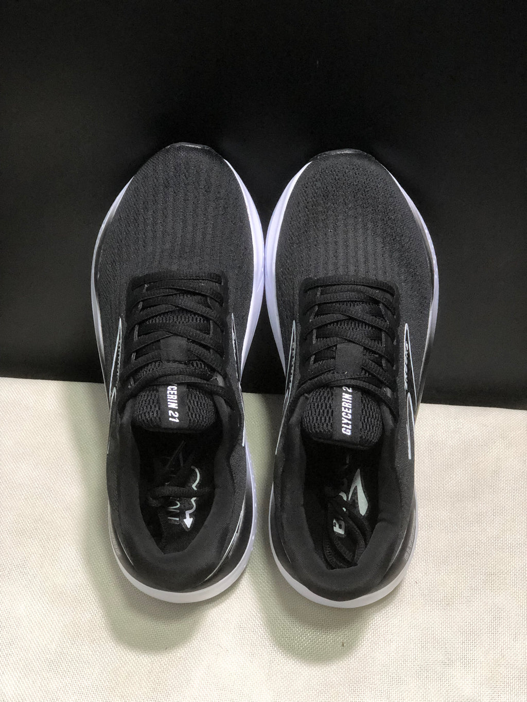 Brooks Glycerin 21 Low-top Casual Running Shoes Blue/Grey/White