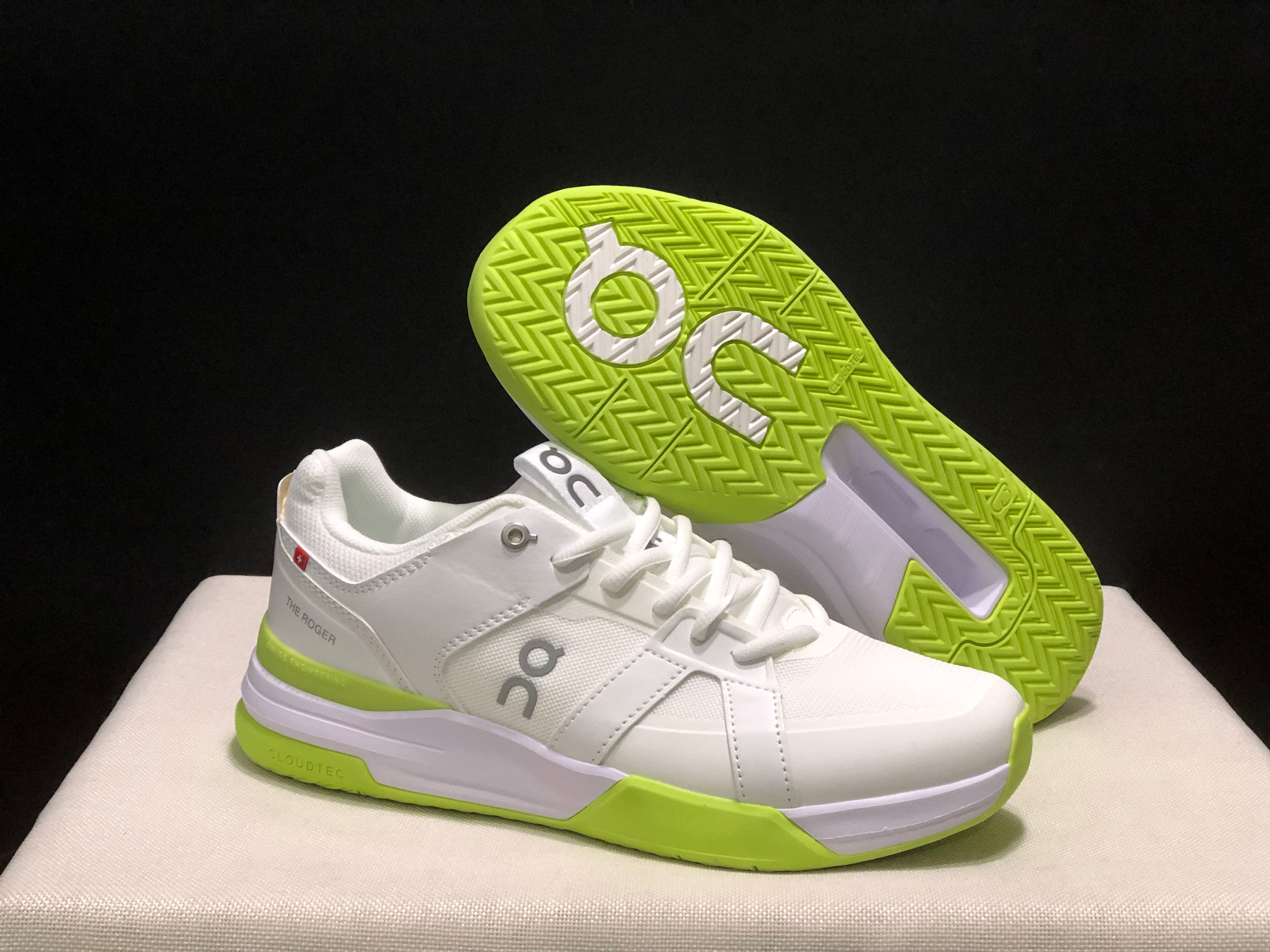 On Running The Roger Clubhouse Pro Anti-Slip Sports Shoes White/Yellow