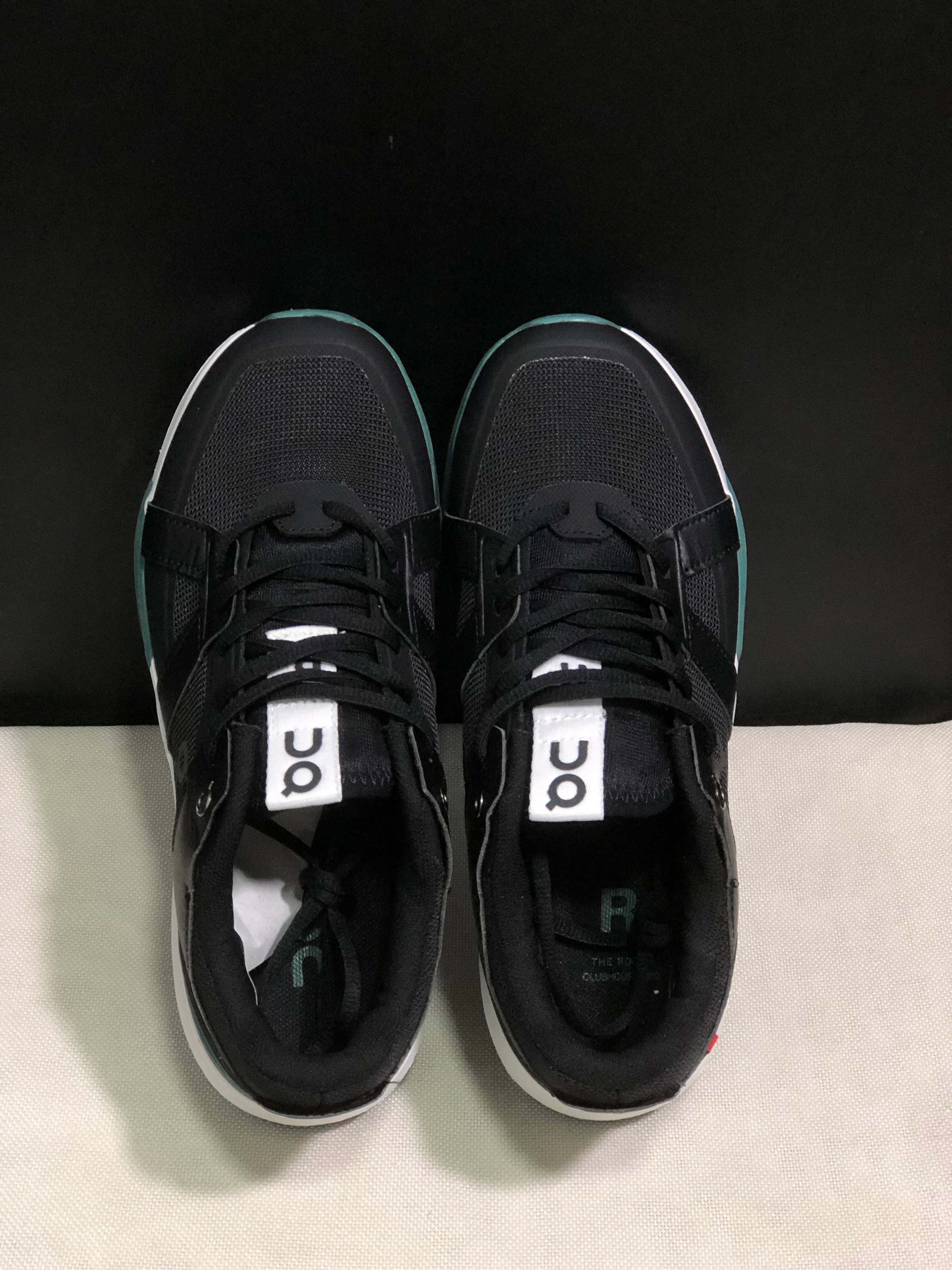 On Running The Roger Clubhouse Pro Anti-Slip Sports Shoes Black/Dark Green