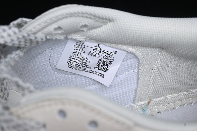 Travis Scott Fragment Design Nike Air Jordan 1 Low Gucci OG SP Blue White Sneakers