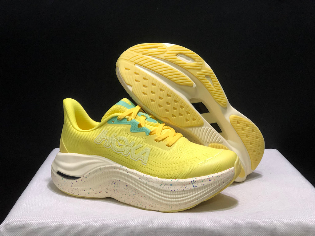 Hoka One One Skyward X Anti-slip Wear-resistant Running Shoes Sneakers Gold