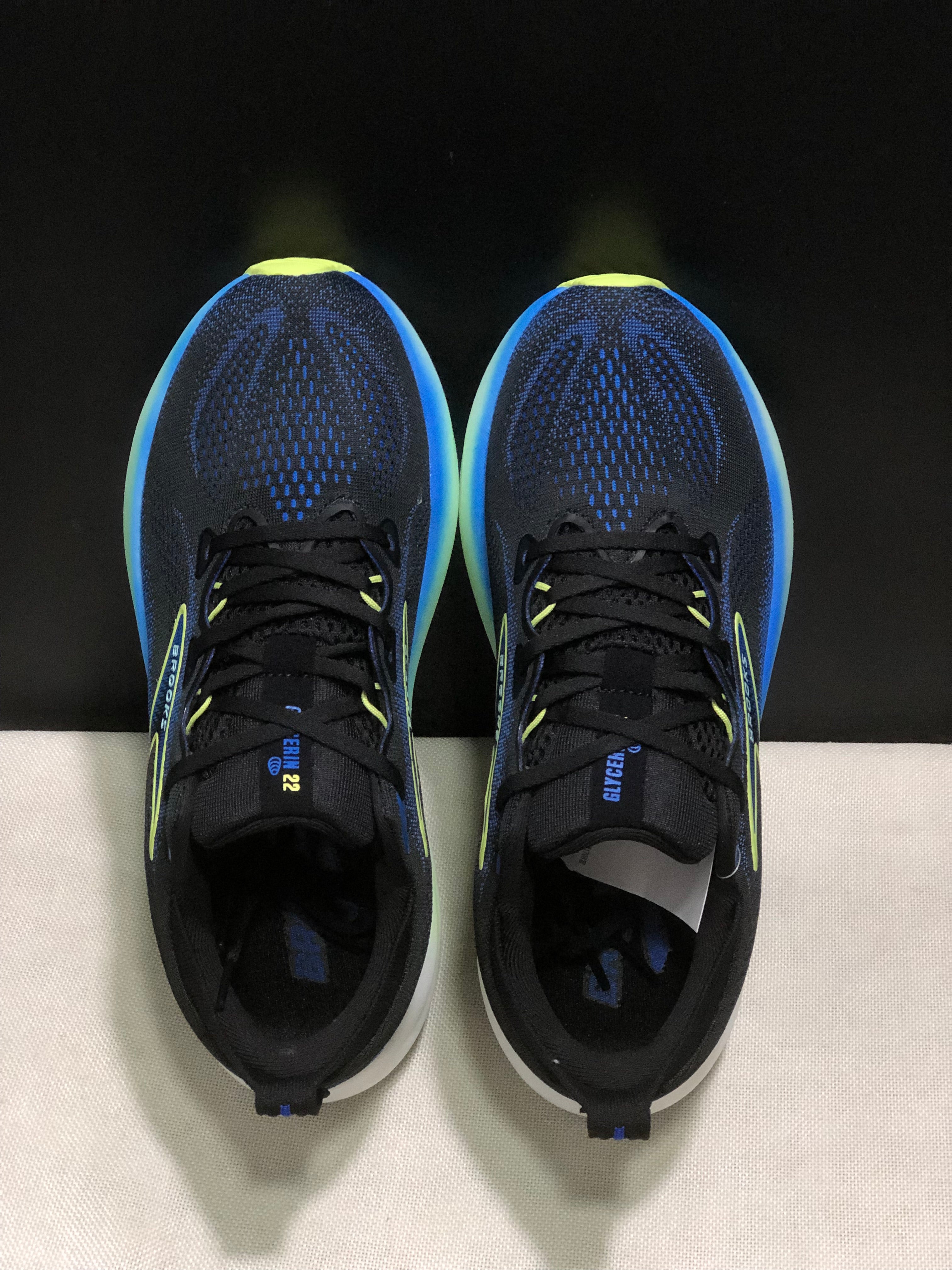 Brooks Glycerin 22 Comfortable Running Shoes Co Branded Blue