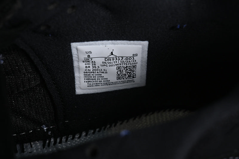 Travis Scott Nike Air Jordan Cut The Check Black Sneakers