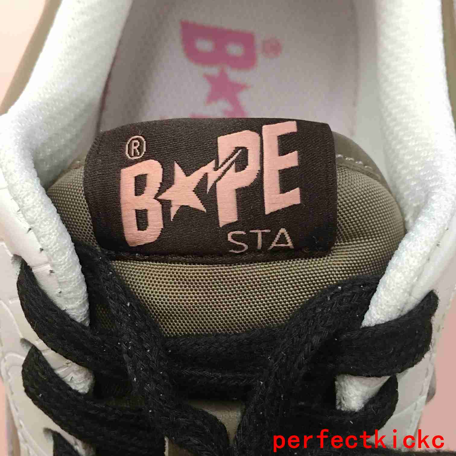 A Bathing Ape1 Bape Court Sta Brown Pink