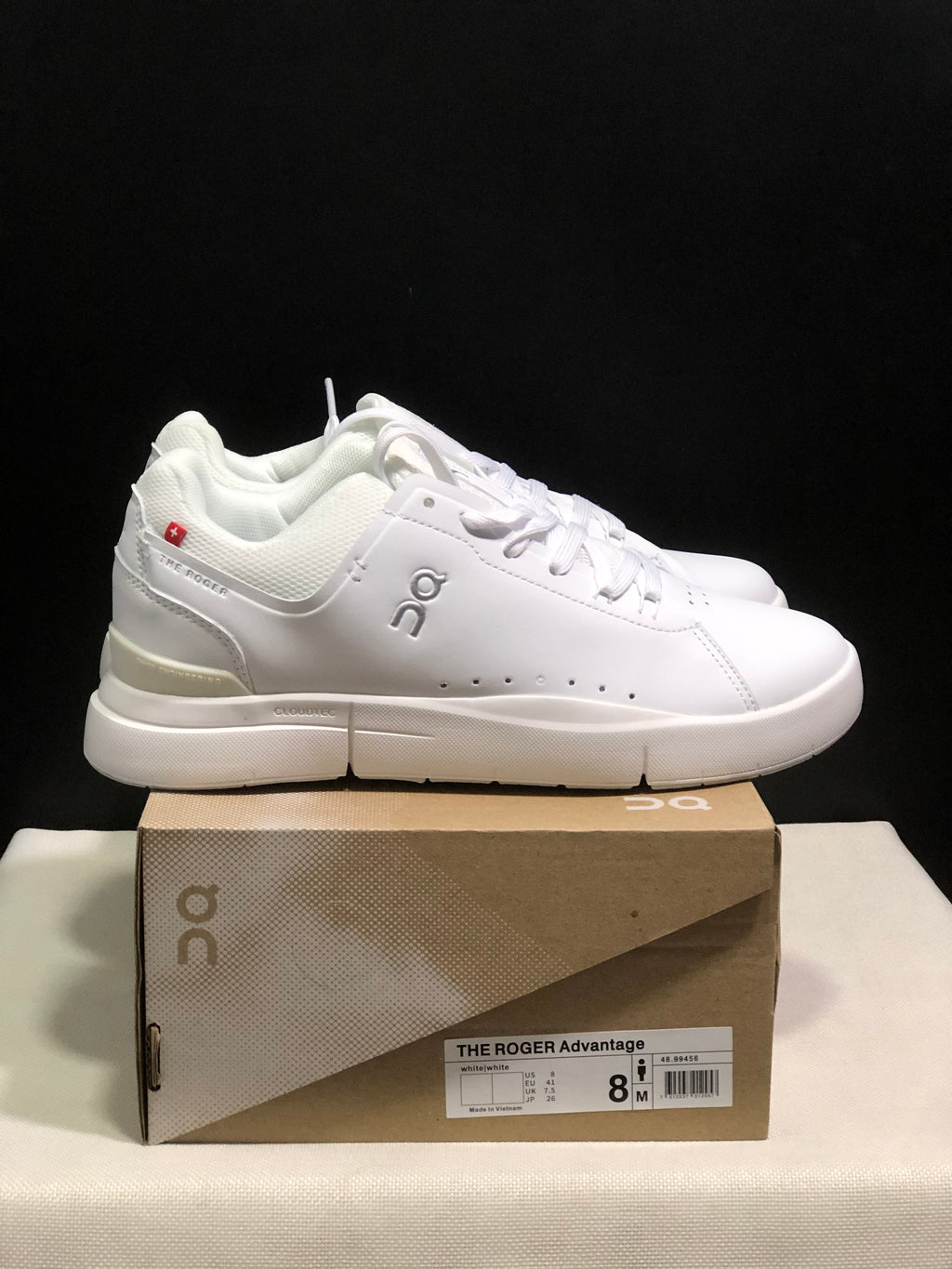 On Running The Roger Spin Board Shoes All White