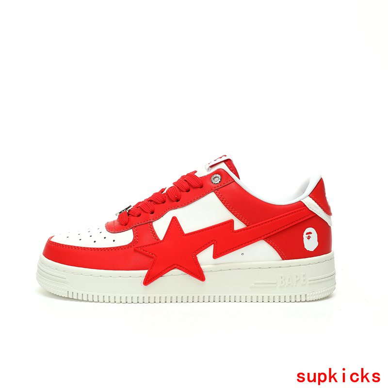 A Bathing Ape Bape Sta Sk8 Low Red